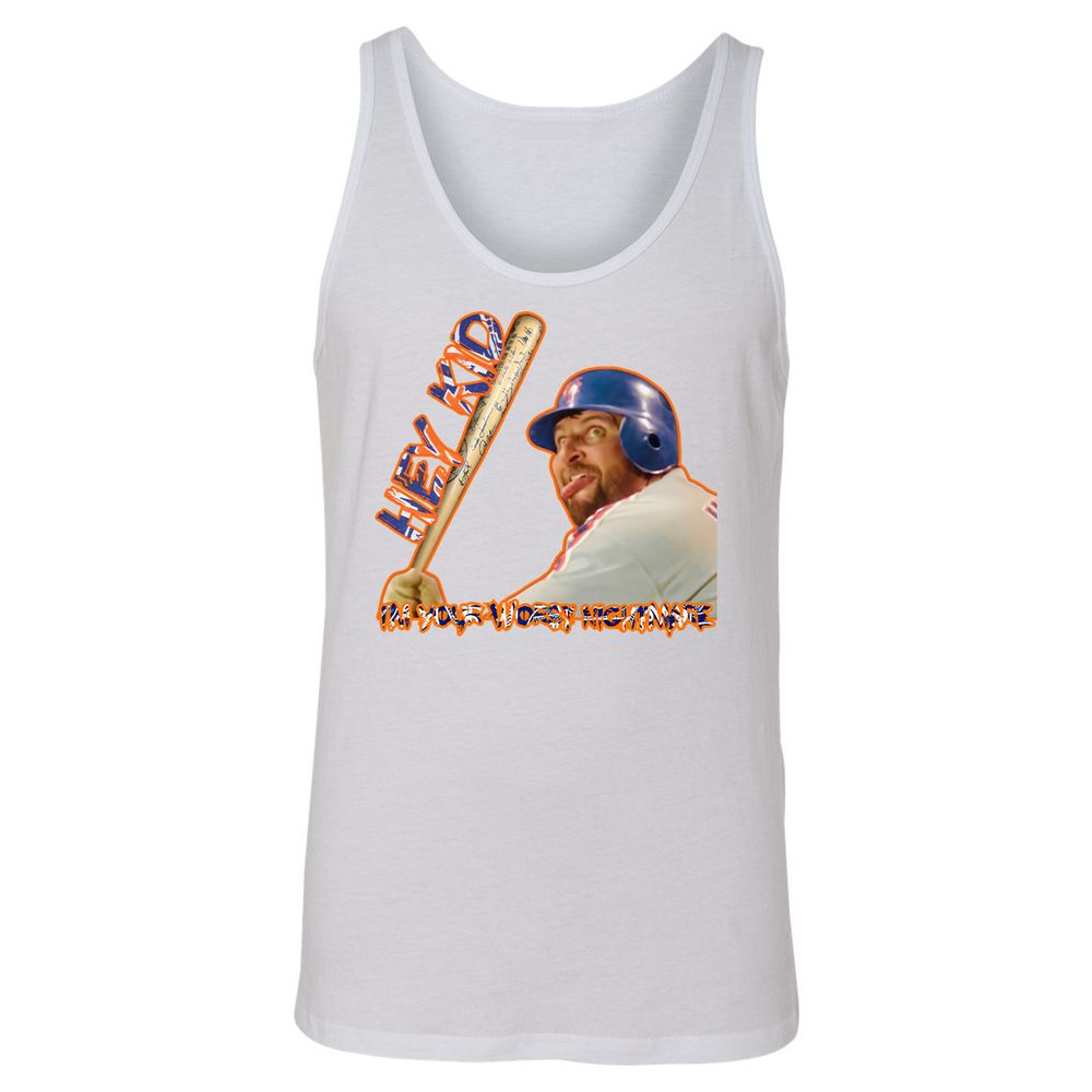 Unisex Jersey Tank - QZKMX6EG - White - 14