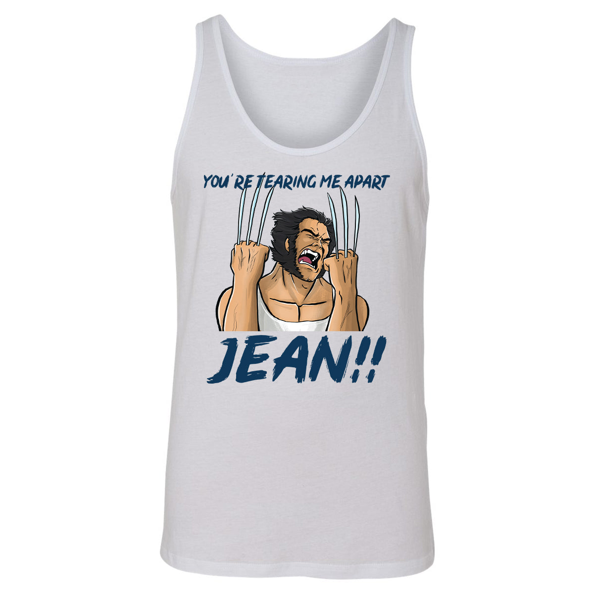 Unisex Jersey Tank - LBTP1PWS - White - 14