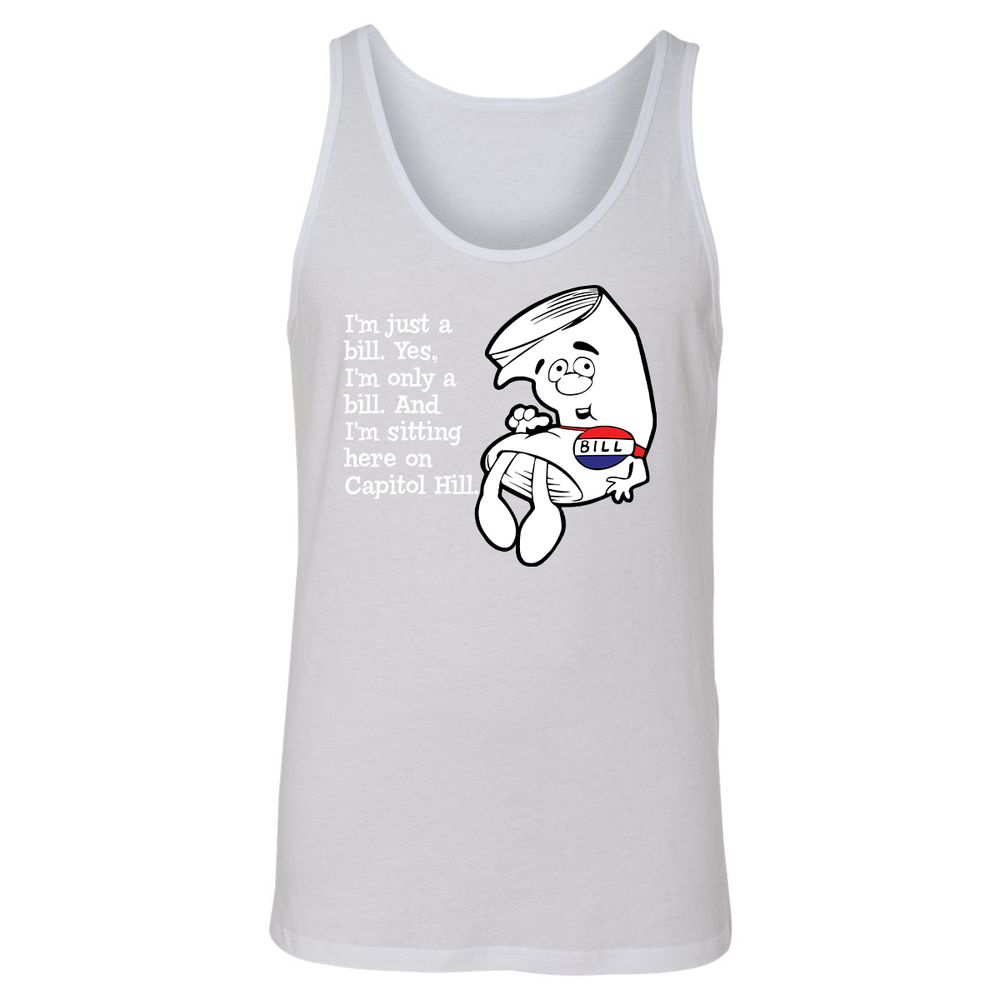 Unisex Jersey Tank - 4D8UBMSG - White - 14
