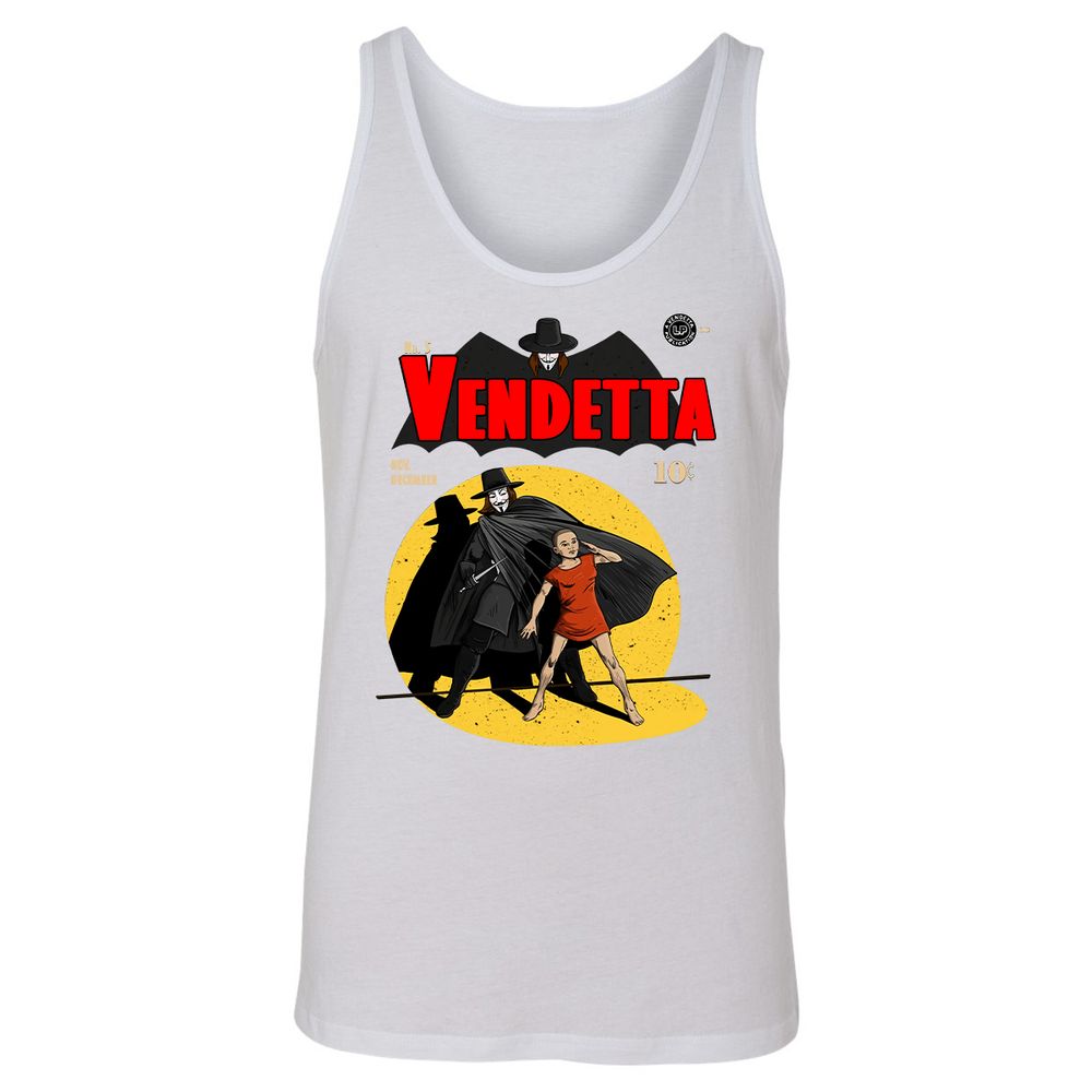 Unisex Jersey Tank - NAVY3HED - White - 14