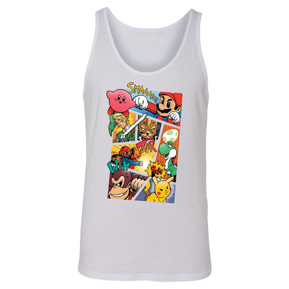 Unisex Jersey Tank - JSJ99E82 - White - 14
