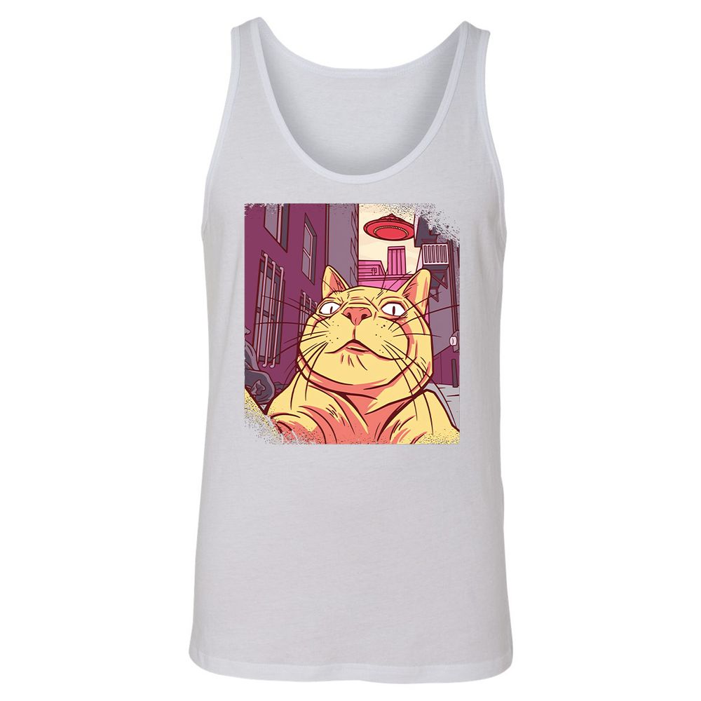 Unisex Jersey Tank - 3QUEBYNK - White - 14