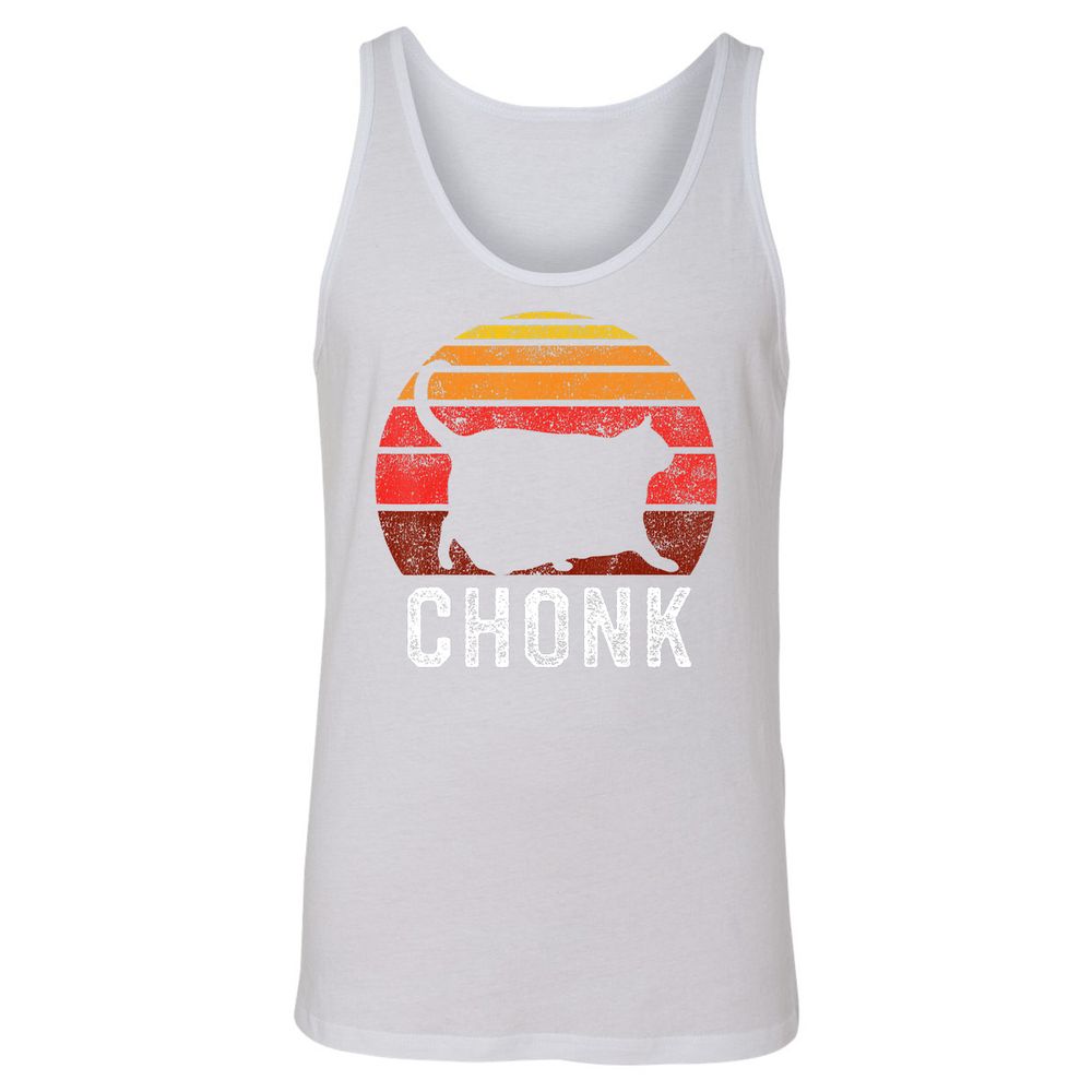 Unisex Jersey Tank - 4CPR61DH - White - 14