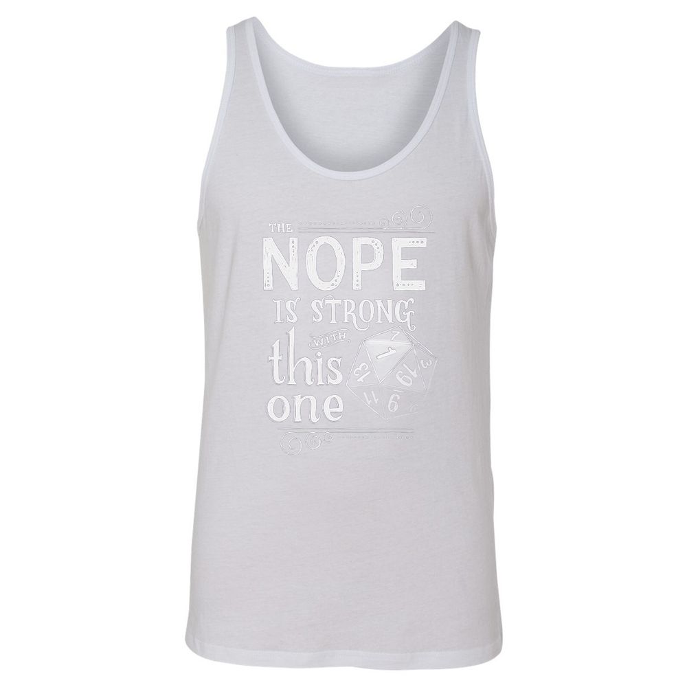 Unisex Jersey Tank - Y96HA5SC - White - 14