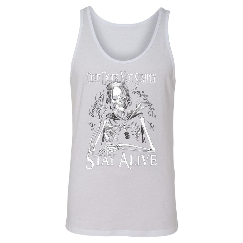 Unisex Jersey Tank - 738KFC7J - White - 14