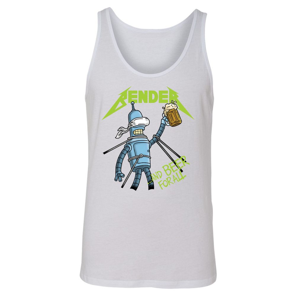 Unisex Jersey Tank - 8VDYQJNN - White - 14