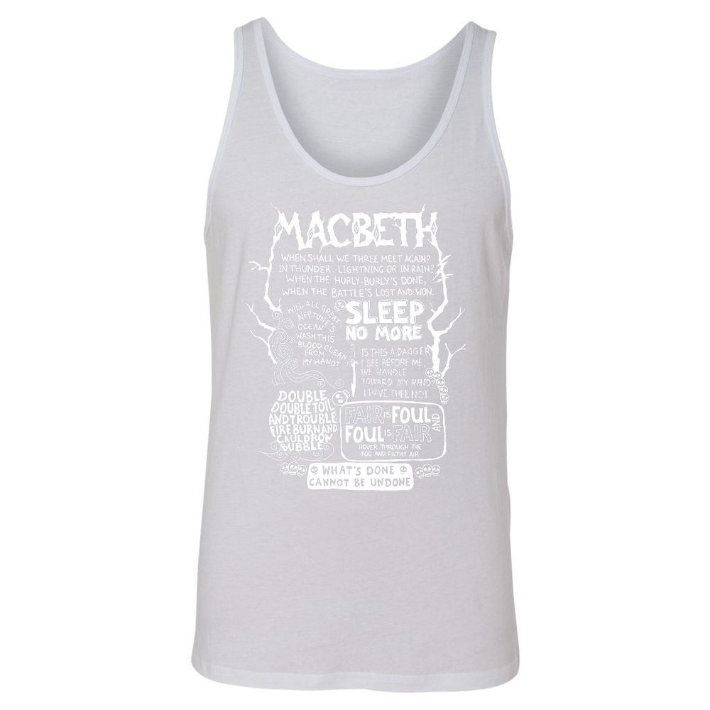Unisex Jersey Tank - RADNU5DH - White - 14