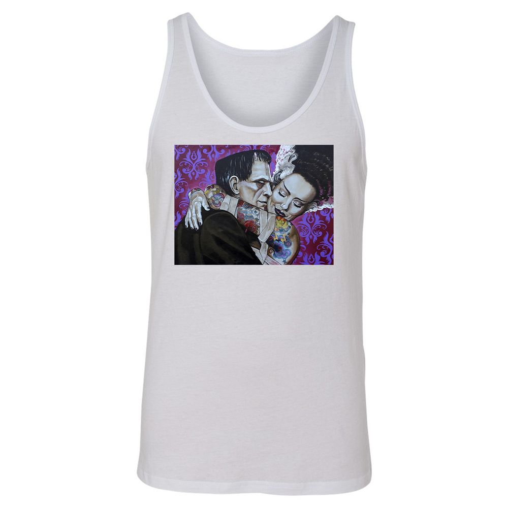 Unisex Jersey Tank - P7J1ZJ5F - White - 14