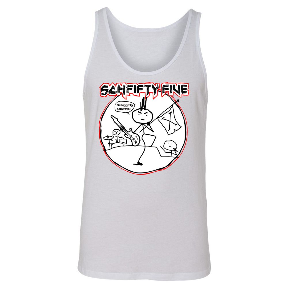 Unisex Jersey Tank - RT3PM2VL - White - 14