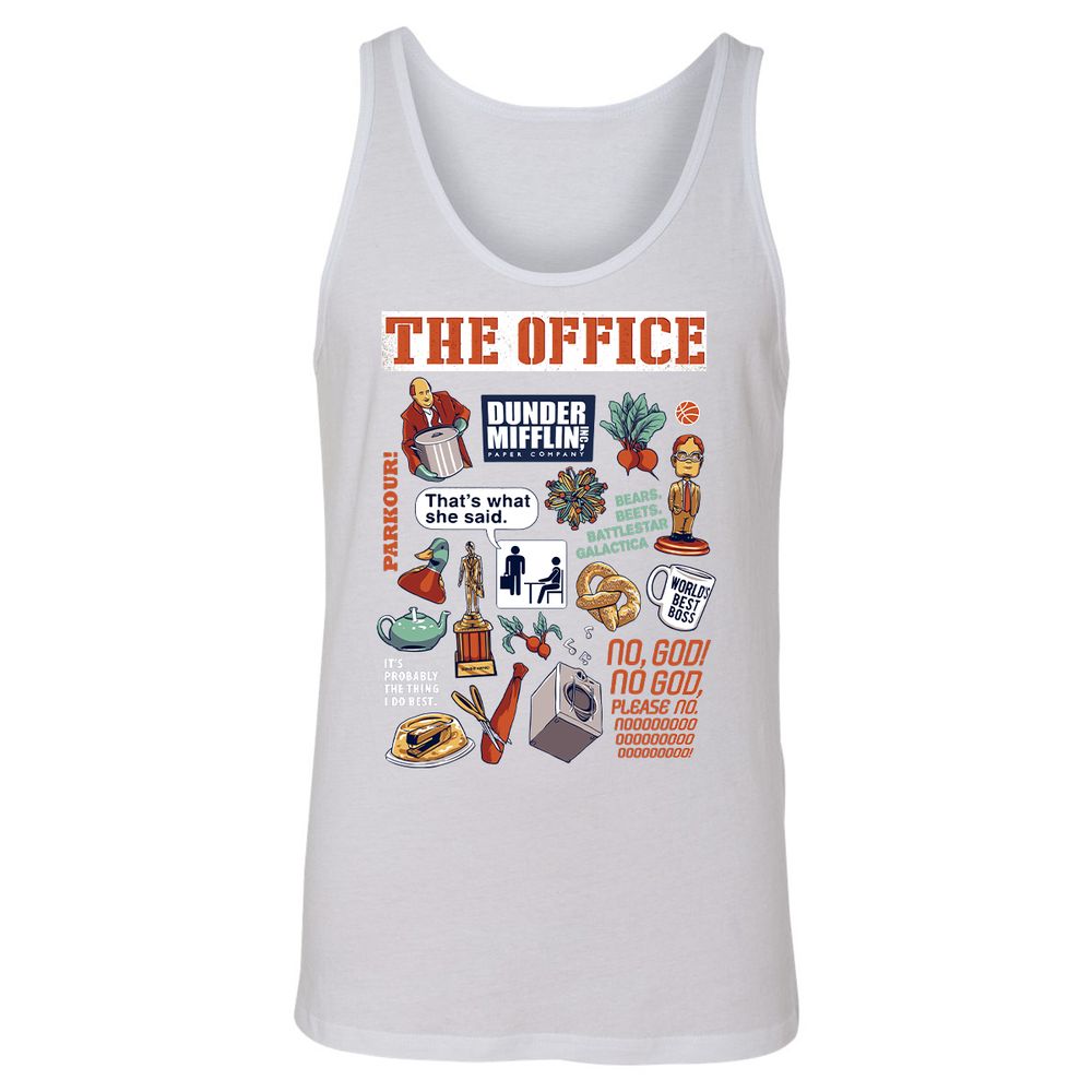 Unisex Jersey Tank - 2VHKHKPK - White - 14