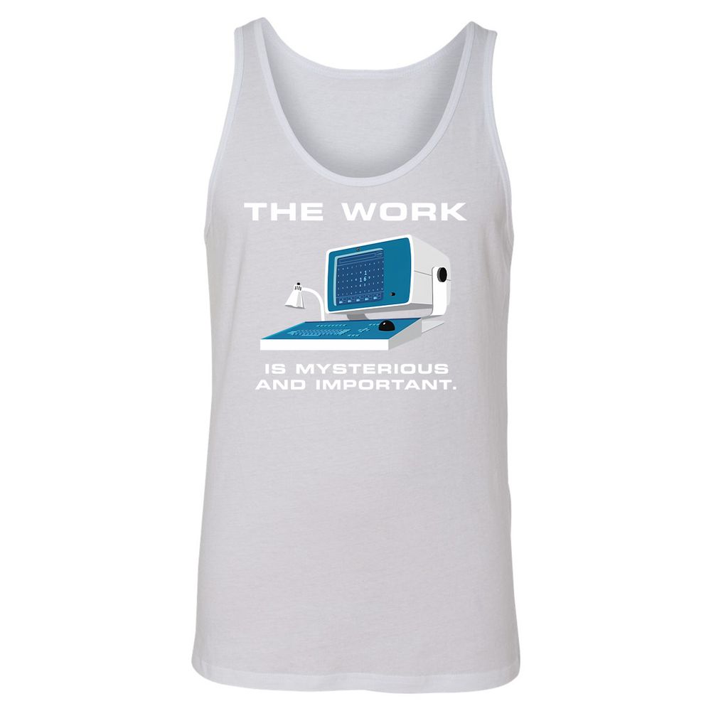 Unisex Jersey Tank - PLSSR7KB - White - 14