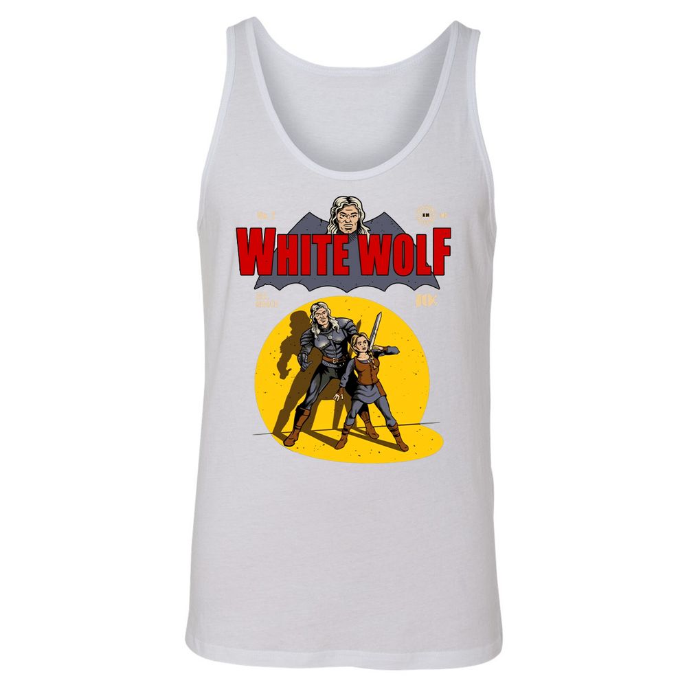 Unisex Jersey Tank - FQ6MSSBH - White - 14