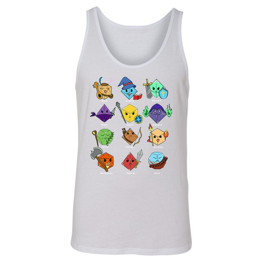 Unisex Jersey Tank - S38J2G6E - White - 14