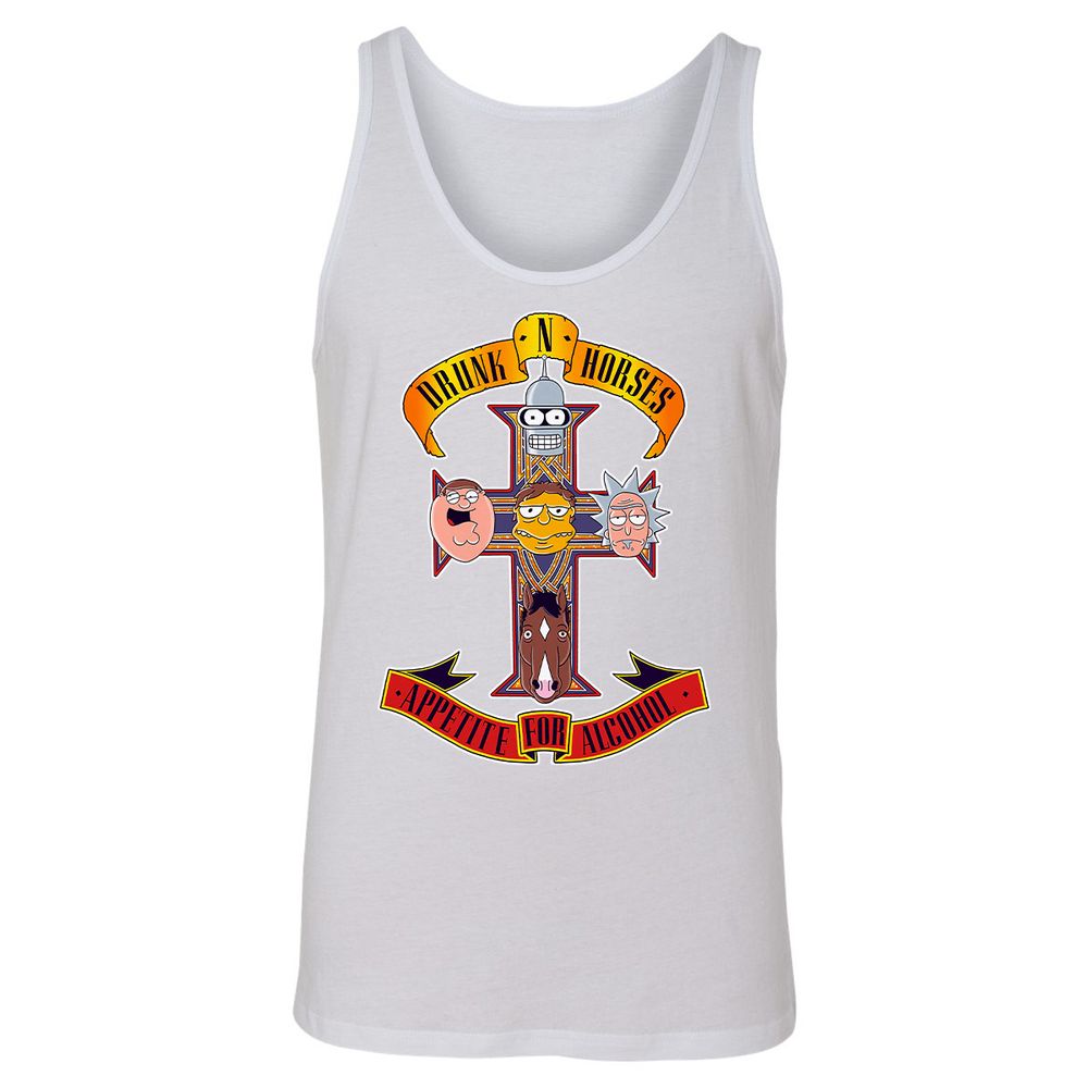 Unisex Jersey Tank - 3A3B1Z2U - White - 14