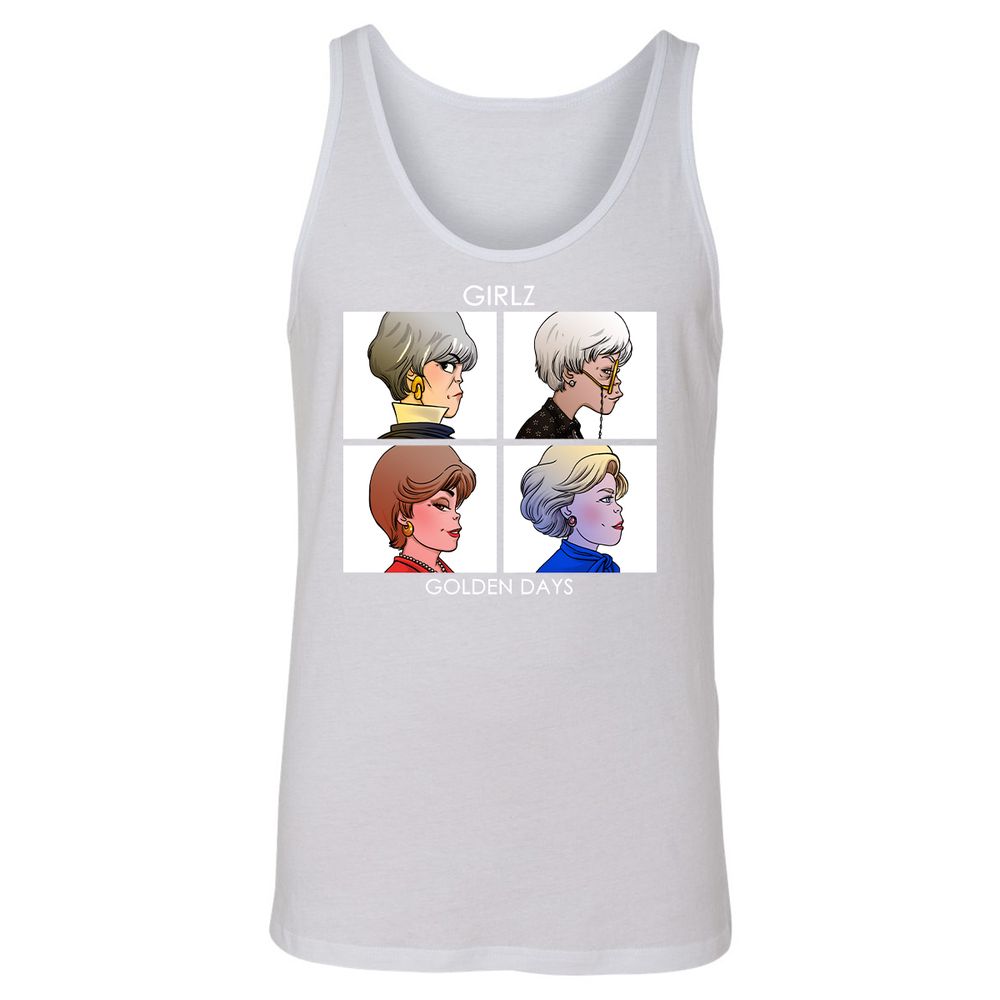 Unisex Jersey Tank - YU3RYV8M - White - 14
