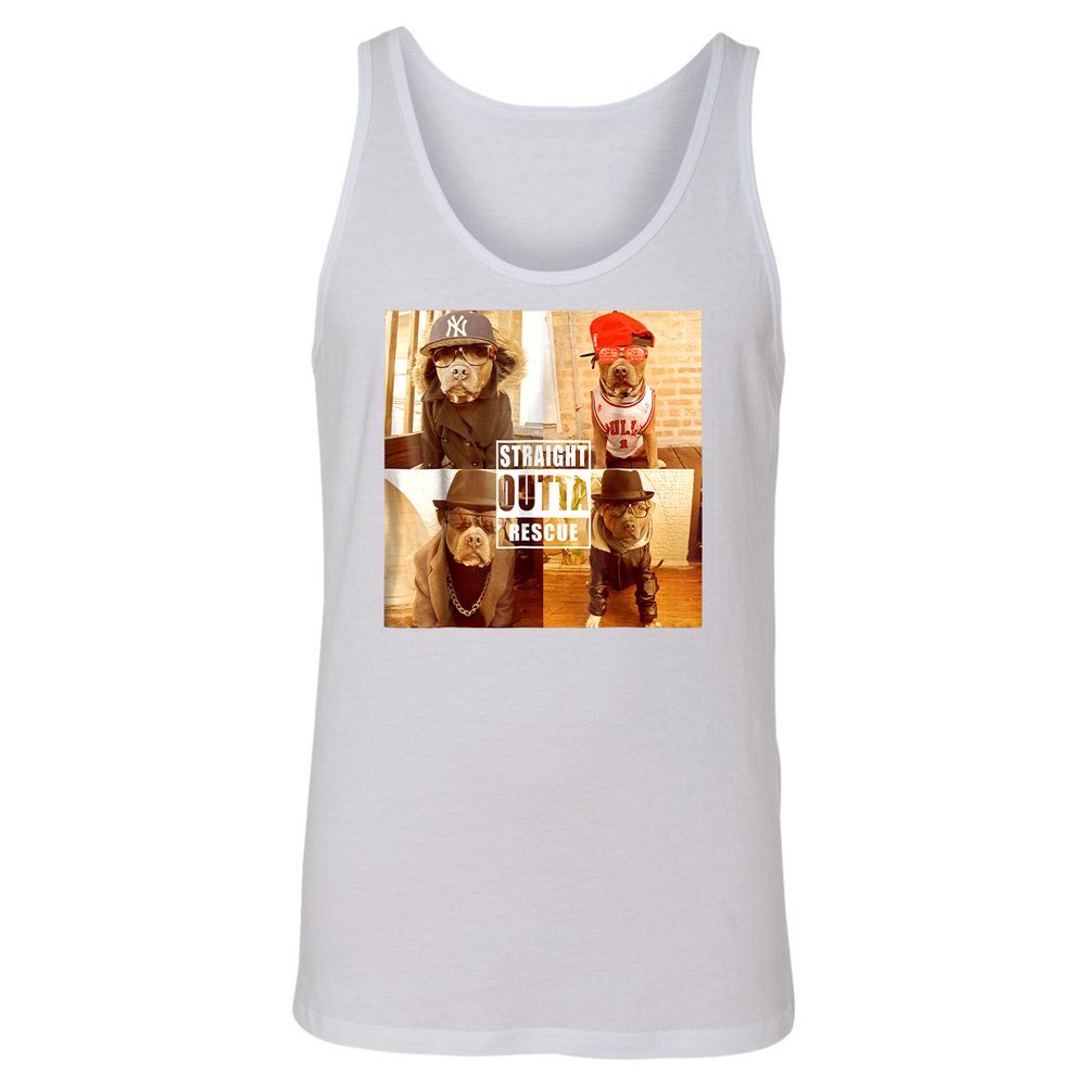 Unisex Jersey Tank - 4G3C7U97 - White - 14
