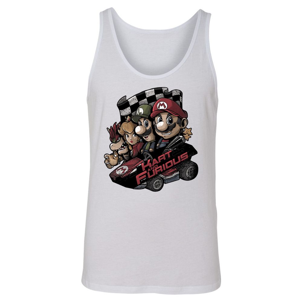 Unisex Jersey Tank - C4R9AFZ1 - White - 14