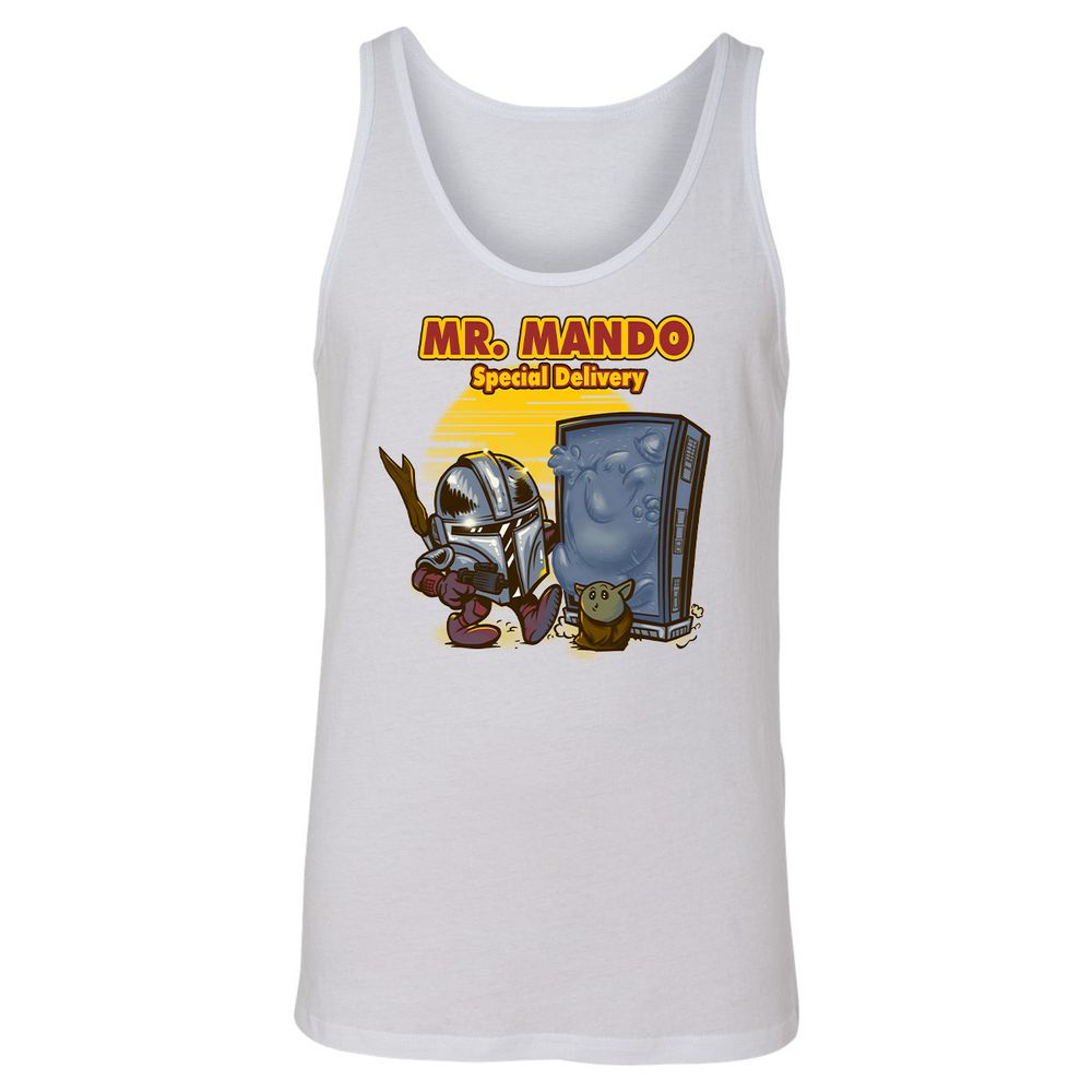 Unisex Jersey Tank - R2J6GG3F - White - 14