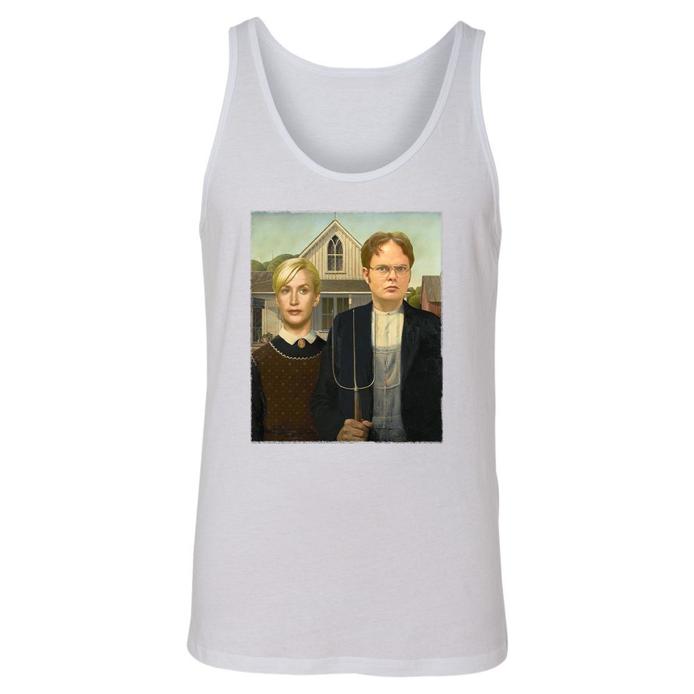 Unisex Jersey Tank - 6UR99CPL - White - 14