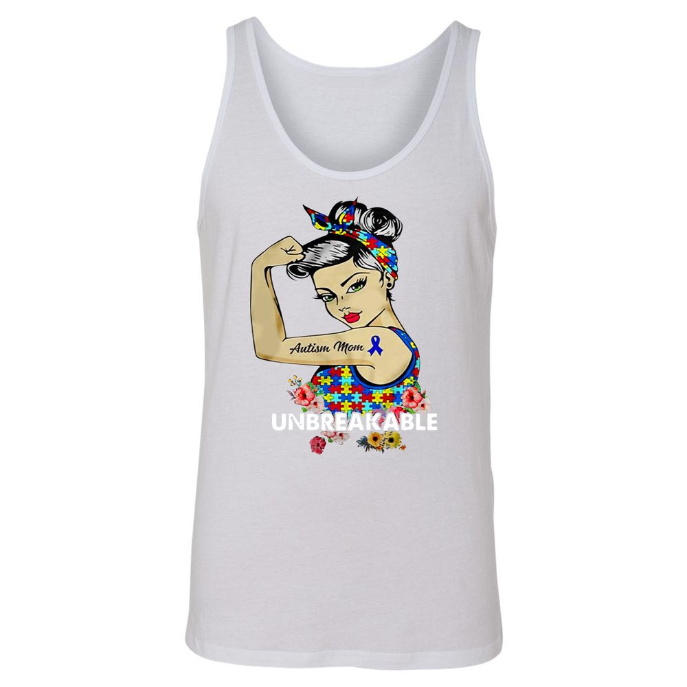 Unisex Jersey Tank - 4VAUHGBW - White - 14