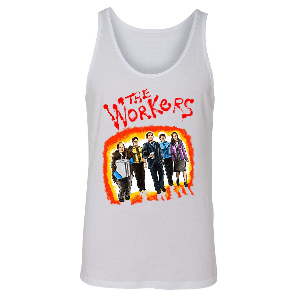 Unisex Jersey Tank - D178WL1H - White - 14