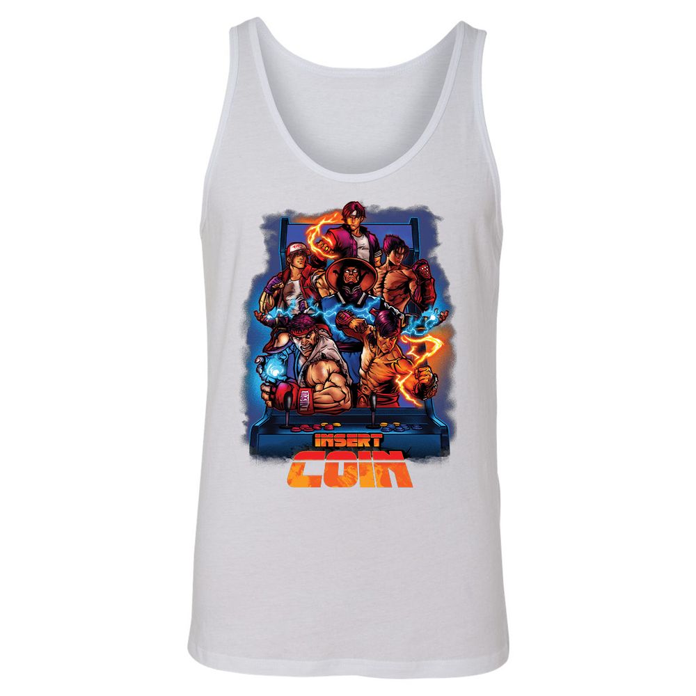 Unisex Jersey Tank - YGXGFSRU - White - 14