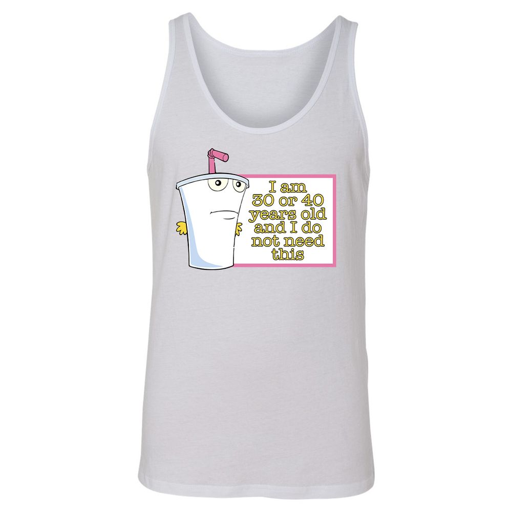 Unisex Jersey Tank - CJVKK1FN - White - 14