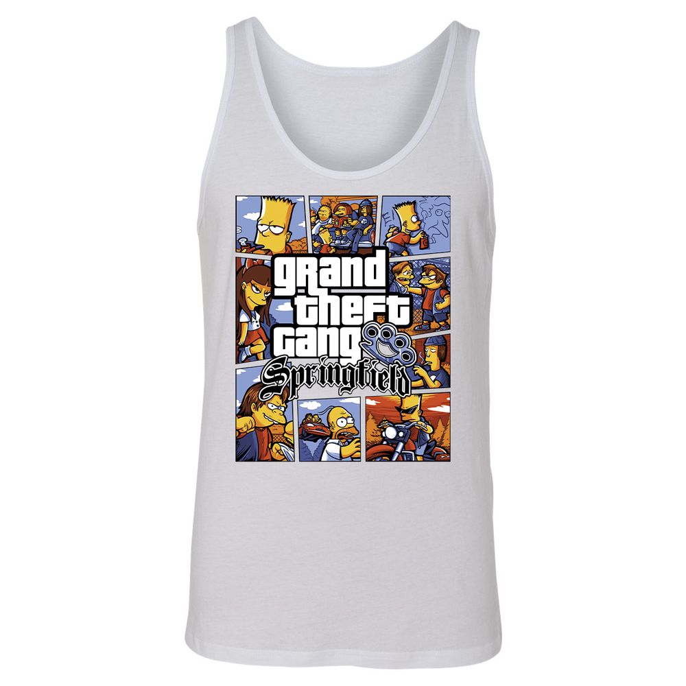 Unisex Jersey Tank - 53LX5PCK - White - 14
