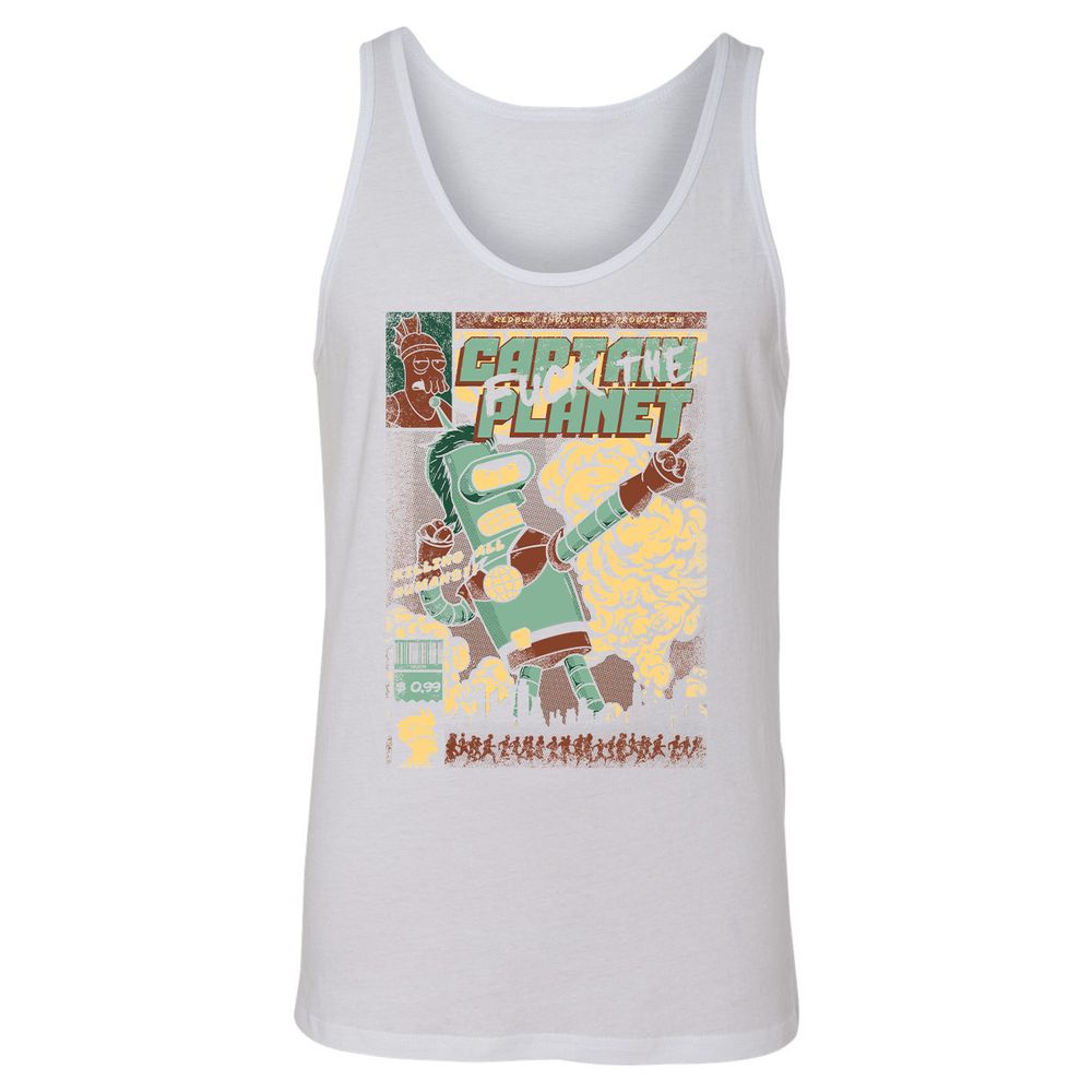 Unisex Jersey Tank - Z1LF8YAL - White - 14