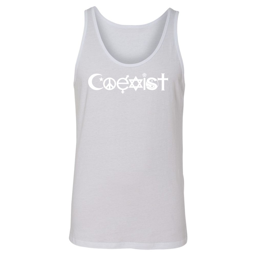 Unisex Jersey Tank - N2J1U3S5 - White - 14