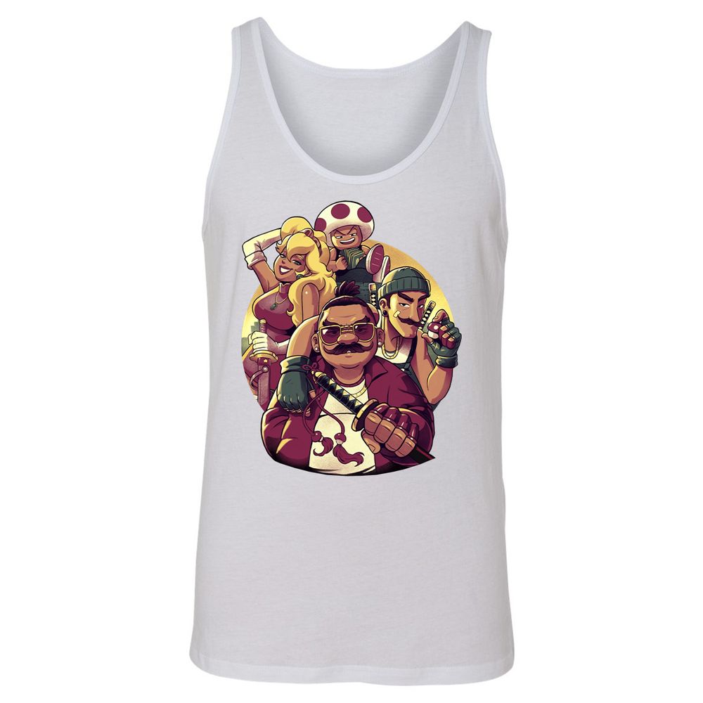 Unisex Jersey Tank - UDQEB1JH - White - 14