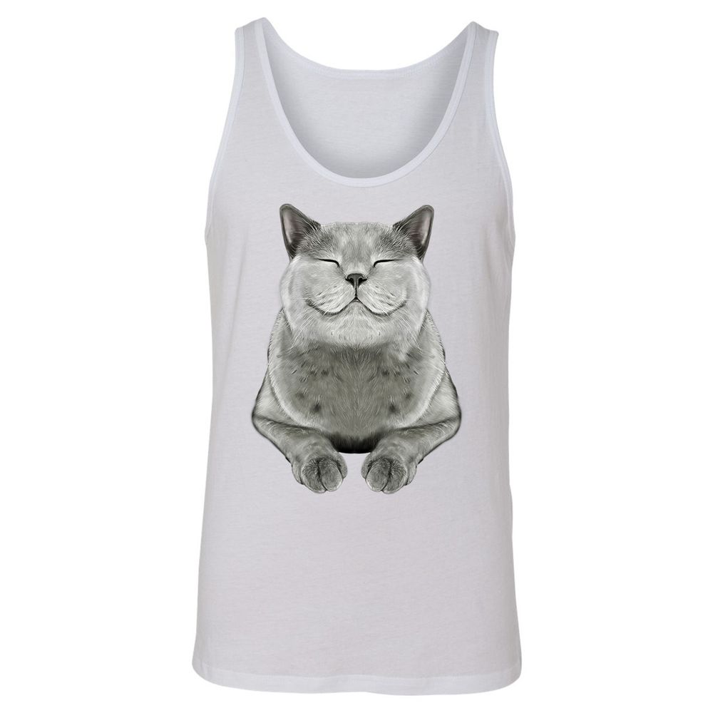 Unisex Jersey Tank - BD175DZA - White - 14