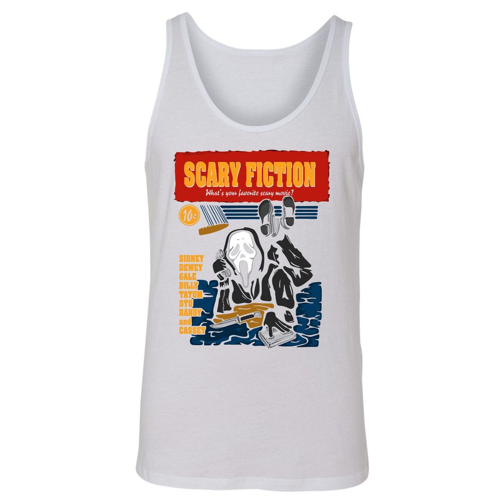 Unisex Jersey Tank - KVYMYXBL - White - 14