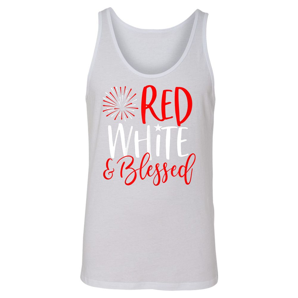 Unisex Jersey Tank - GXQDTR9S - White - 14