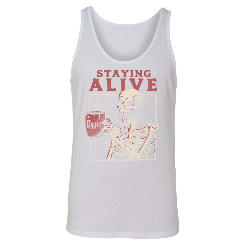 Unisex Jersey Tank - 6GQYN66S - White - 14