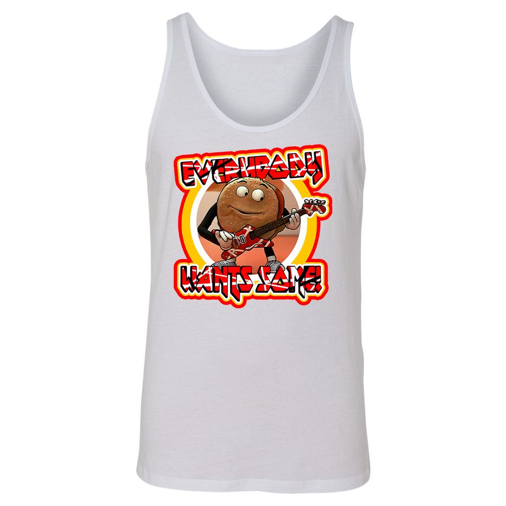 Unisex Jersey Tank - R6UYMU96 - White - 14