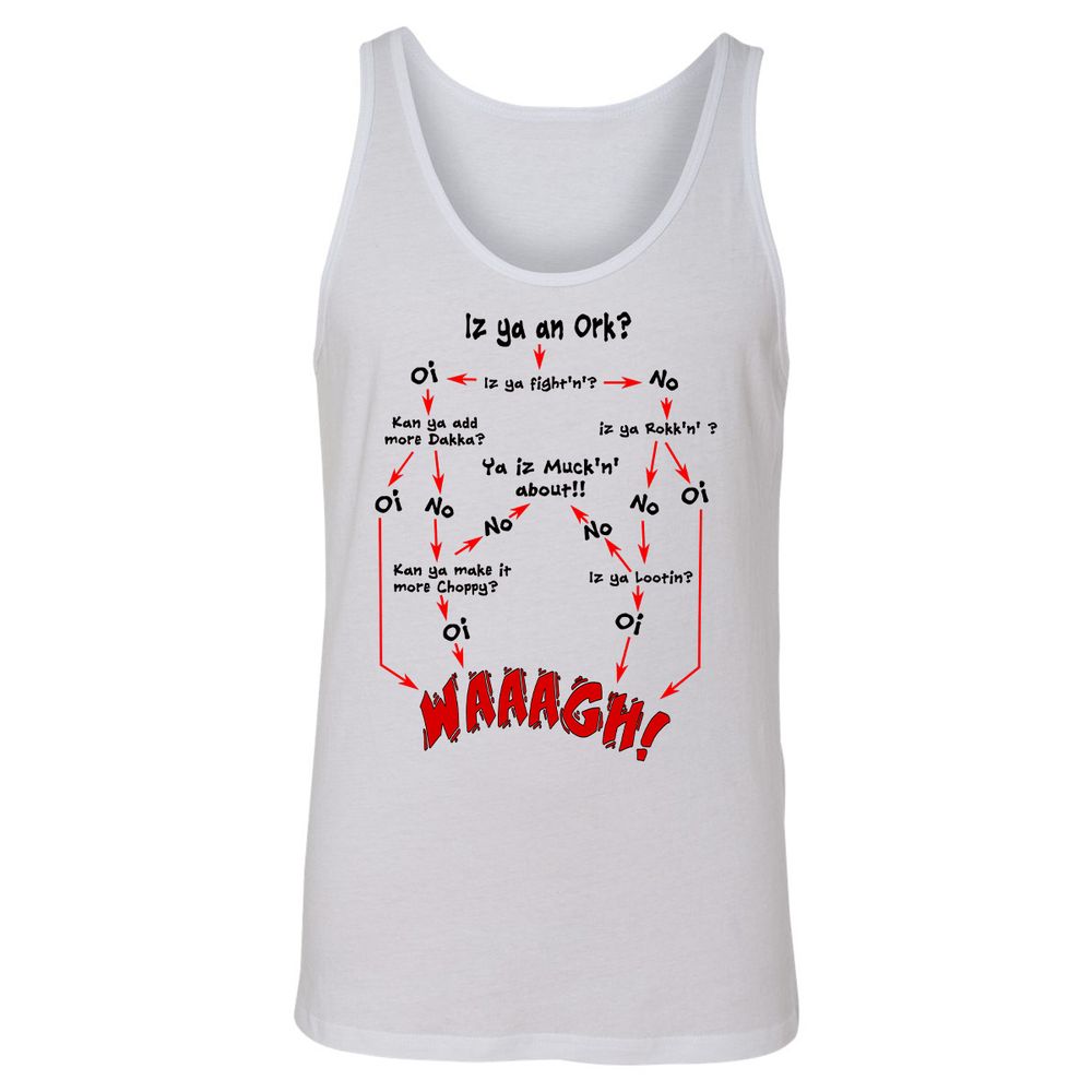 Unisex Jersey Tank - UYUQK5J4 - White - 14