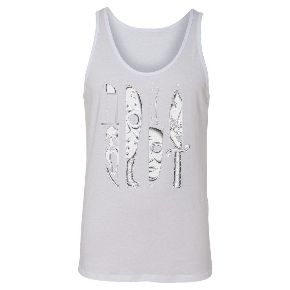 Unisex Jersey Tank - MHXLC8CH - White - 14