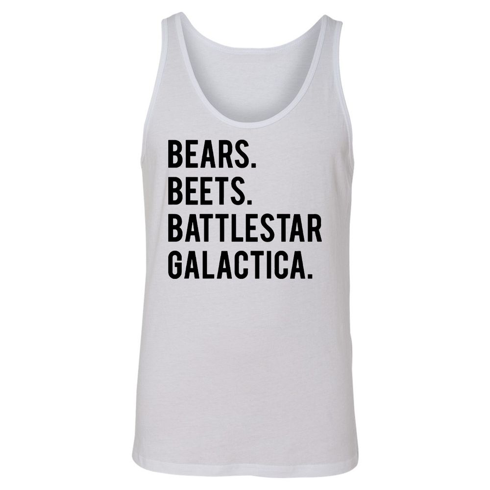 Unisex Jersey Tank - KQXL43SM - White - 14