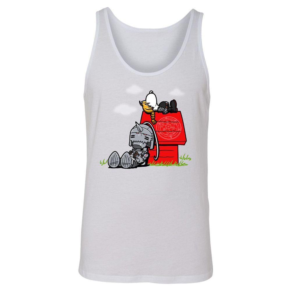 Unisex Jersey Tank - Y83L7DNK - White - 14