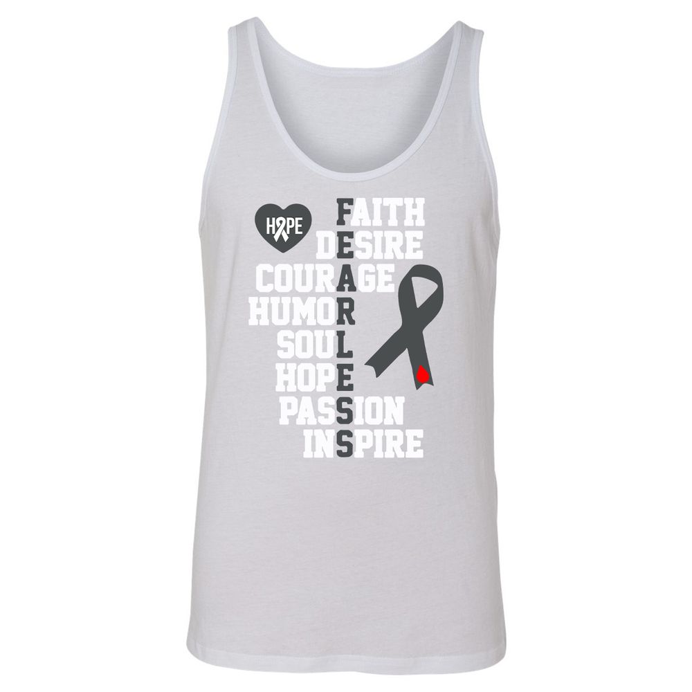 Unisex Jersey Tank - MN3RTFK1 - White - 14