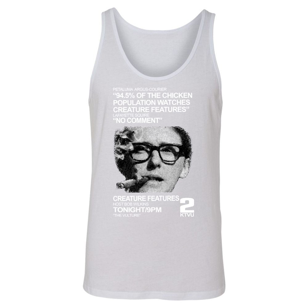 Unisex Jersey Tank - MKHJX8K7 - White - 14