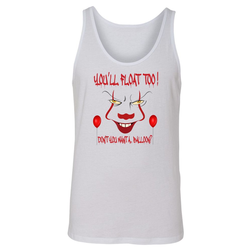 Unisex Jersey Tank - J99PKBF7 - White - 14