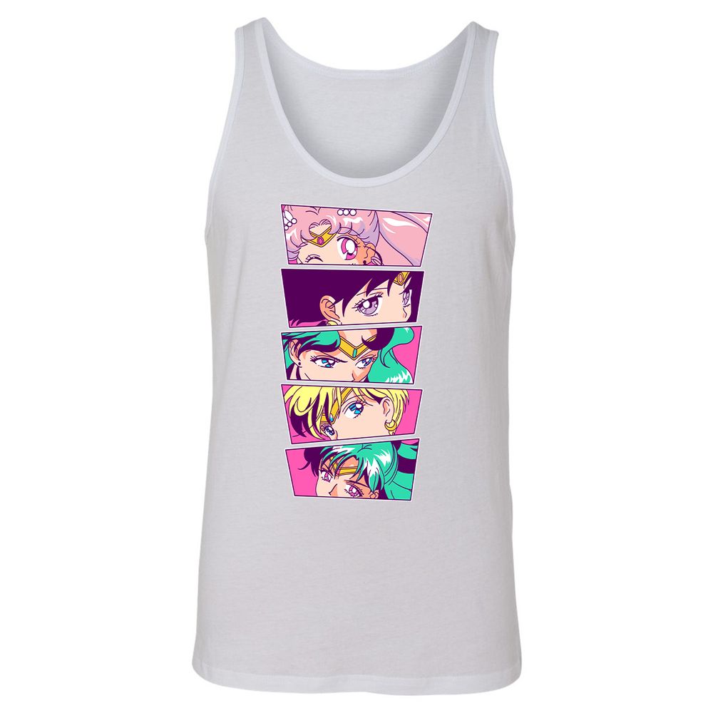 Unisex Jersey Tank - L93PG7ZF - White - 14