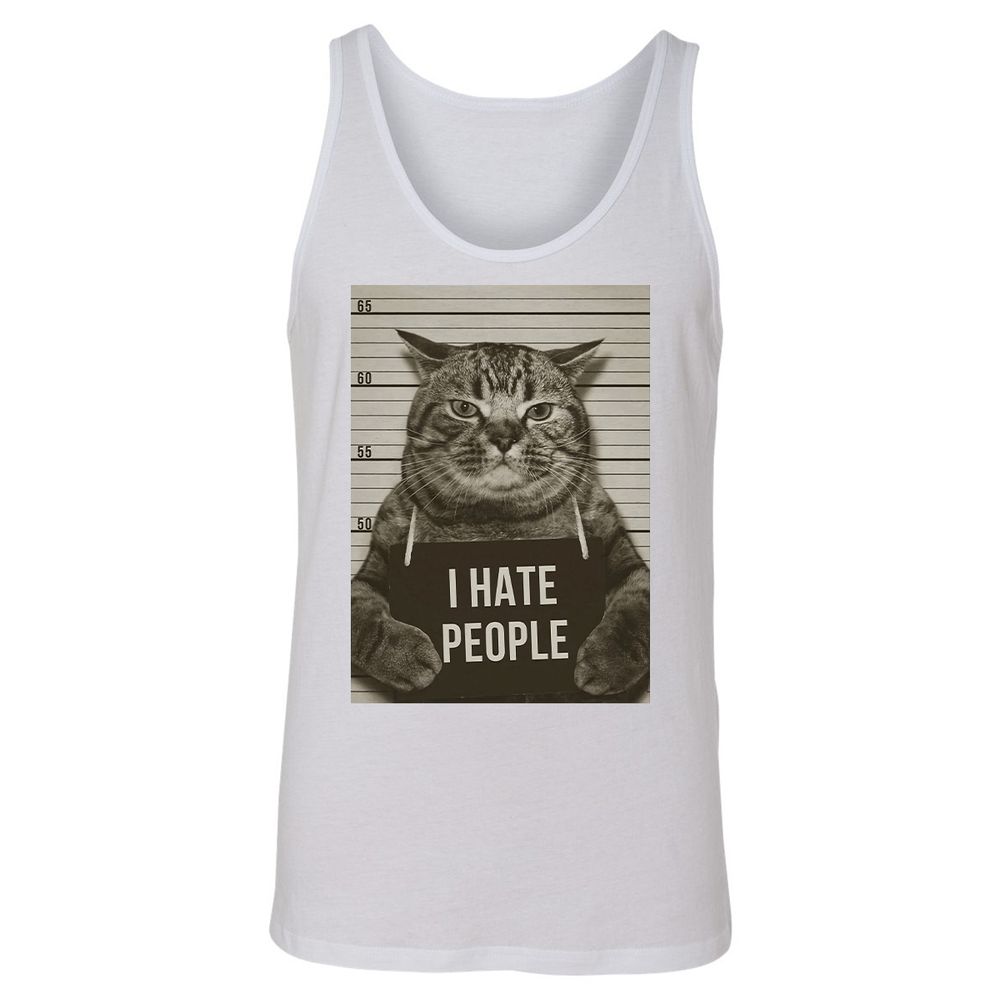 Unisex Jersey Tank - DUDYHZSR - White - 14