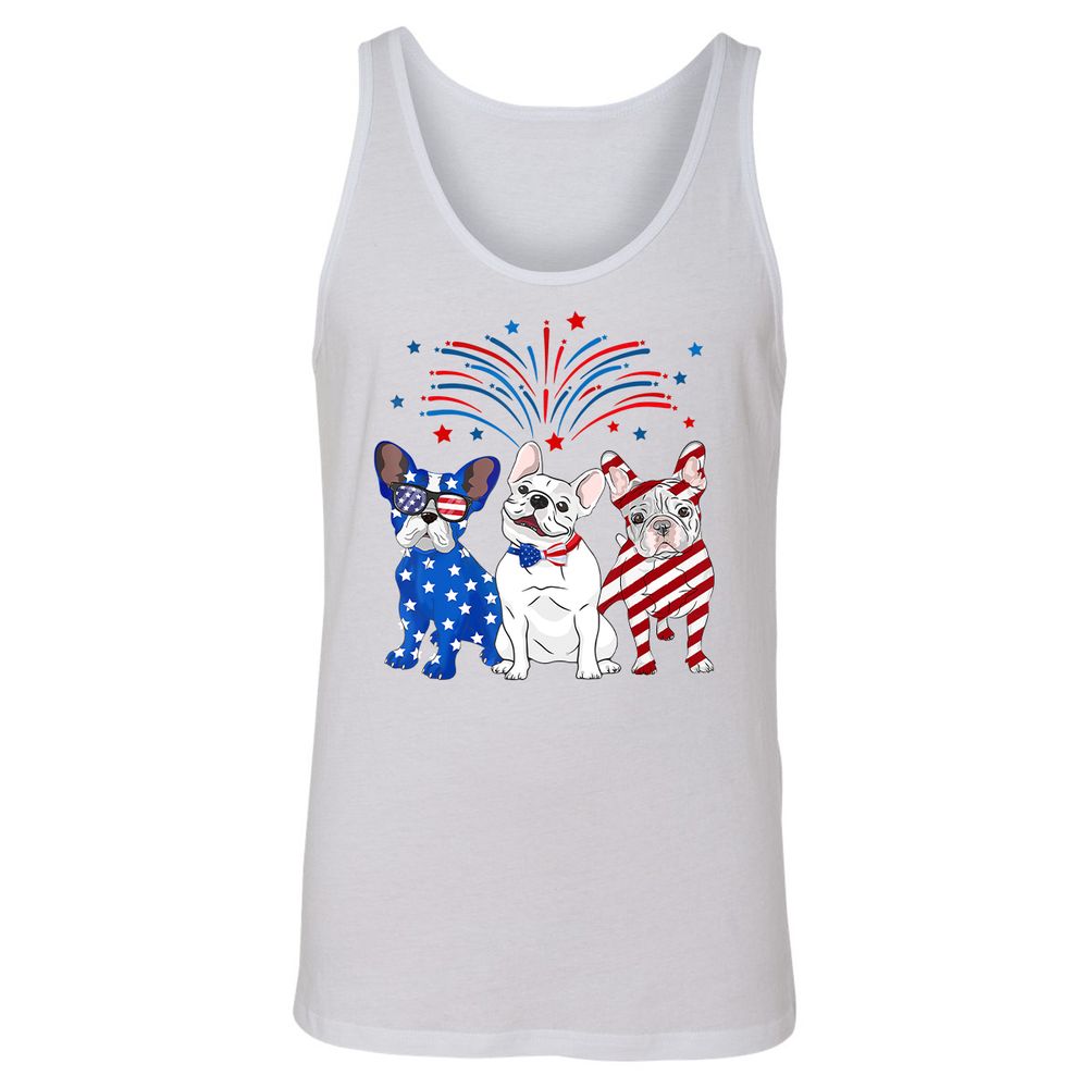 Unisex Jersey Tank - AXUUDGEK - White - 14