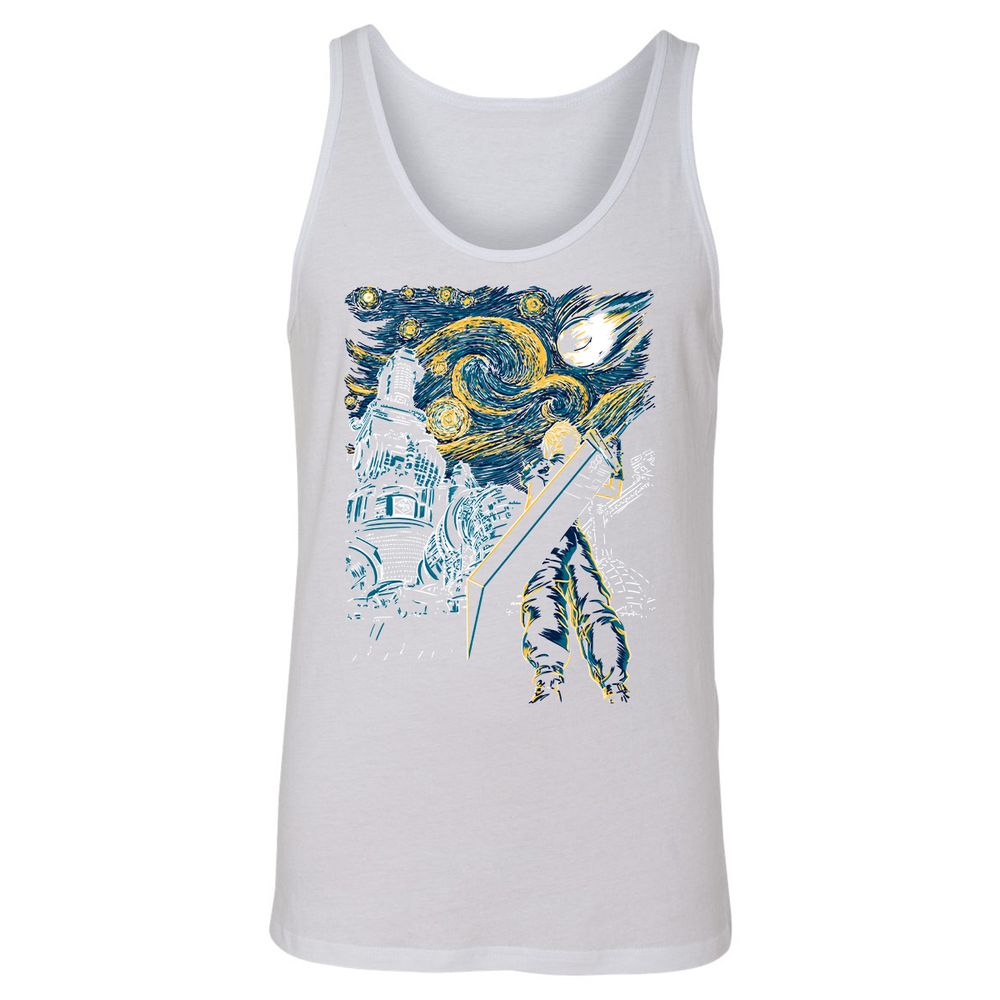 Unisex Jersey Tank - A9F3B4Q6 - White - 14
