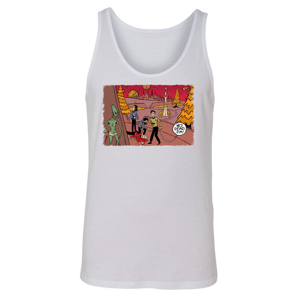 Unisex Jersey Tank - D4CBZUDT - White - 14