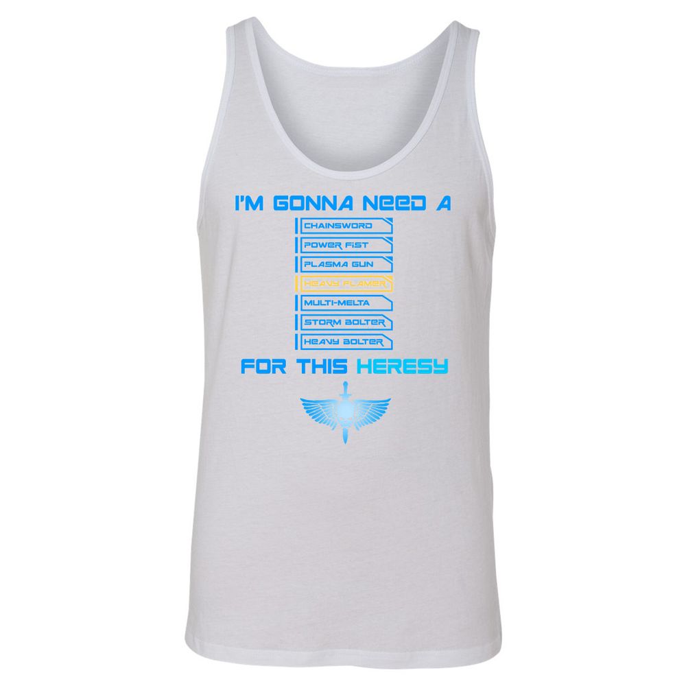 Unisex Jersey Tank - PQJE39VE - White - 14