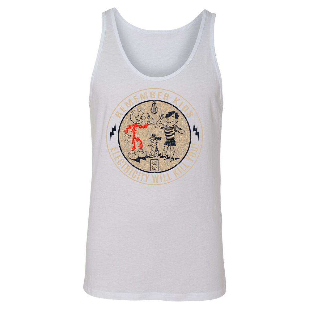 Unisex Jersey Tank - XN1GU6E9 - White - 14